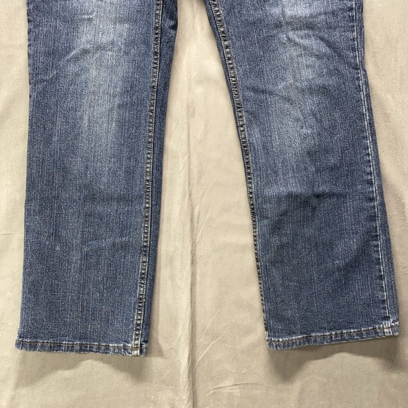 Lee Riders Jeans Womens 18M Blue Denim Straight Leg Classic Five-Pocket Stretch - Picture 7 of 16
